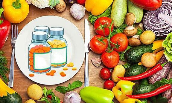 Vitamins in the product to increase the effectiveness